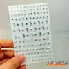 Pegatinas de Perla Diamante para Cara decoración de uñas color maquillaje de escenario decoración de ojos Esquina del ojo con Diamante pegatinas de pedrería sin pegamento