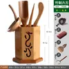 &Frete Grátis Cerimônia do Chá Seis Cavalheiros Combinação Conjunto Completo Acessórios para Conjunto de Chá Kung Fu Colher de Chá de Bambu Pinças Pinças Madeira Maciça