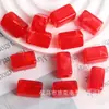 Vários Tipos de Contas Acrílicas Irregulares Bicolores Imitando Pedras Preciosas com Furo Grande Coloridas para Pulseira Colar Acessórios de Contas Soltas