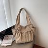 Bolsa de Tecido Casual Estilo Coreano 2025 para Mulheres, Bolsa de Ombro para o Trabalho, Bolsa de Mão Leve, Bolsa Versátil para Mães