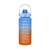 Vaso de agua de gran capacidad unisex vaso con boquilla botella de agua para exteriores botella de agua deportiva vaso de plástico resistente a altas temperaturas juego de tres piezas