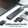 Estación de acoplamiento tipo C transfronteriza, base de expansión 11 en 1 para portátiles y tabletas, concentrador con tarjeta de red y convertidor multifunción