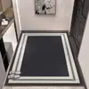 Capacho de Entrada Pode Ser Cortado no Tamanho, Alta Qualidade, Resistente a Manchas, Tapete Simples Antiderrapante para Hall de Entrada, Uso Doméstico