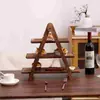 Nuevo Rack de Postres Multicapa de Madera de Acacia, Mesa de Fiesta, Exhibidor de Pasteles de Madera de Pino, Exhibidor de Madera para Verduras de Hot Pot