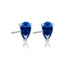 Pendientes Andywen de Plata de Ley S925 3*5mm Forma de Pera 20 Colores Pendientes Zirconia Arcoíris Champaña Morado Ins