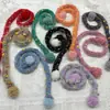 Muñeca Mini de Punto Bufanda Pequeña Arcoíris Estilo Chanel Bufanda Versátil Muñeca con Accesorios para la Cabeza
