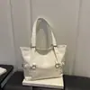Bolsa Tote Retrô Grande Capacidade Verão 2026 Nova Elegante Nicho Moda Versátil Simples Casual Ombro Único de Mão