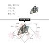Dixin Metal Aço Inoxidável 304/316 Fivela de Porta Diamante Fivela de Barco Gancho para Saco de Areia Gancho de Luz Fabricado Não Padrão Acessórios Marinhos
