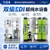 Tratamiento de Agua de Dos Etapas Equipo de Ósmosis Inversa Equipo de Agua Ultra Pura EDI Agua Pura Industrial Purificación de Agua Pura Agua Desionizada