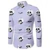 Exportación Transfronteriza Camisas para Hombre con Estampado 3D de Halloween, Cantidad Mínima de Pedido, Pedido Personalizado, Mezcla de Fibra Química