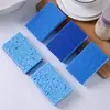 Esponja Azul con Forma de Cruz de Pulpa de Madera Algodón Estropajo Esponja de Pulpa de Madera Bloque Esponja de Cocina Cepillo Tazas Amazon Eliminación de Grasa