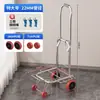 Carrito plegable de mano, carrito pequeño conveniente para uso doméstico, carrito de equipaje, carrito para subir escaleras, carrito de compras para comestibles