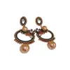 Pendientes Geométricos Exagerados Vintage, Pendientes de Alta Gama de Lujo Ligero Estilo Corte de Nicho, Accesorios para Orejas Estilo Étnico Largo Vintage al por Mayor