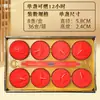 Lâmpada de Manteiga Sem Fumaça da Sorte Tesouro Auspicioso com Impressão de Oito, Candelabro Completo para Buda Changming, Casca Transparente, 12 horas