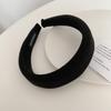 Diadema esponja marrón leche de ala ancha para mujer estilo coreano diadema superior de cráneo aumentada Corea del Sur horquilla para lavar la cara accesorios para el cabello tocado al por mayor