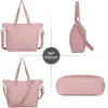 Bolsa de Lona Casual Personalizada para Mujer, Bolso Cruzado Grande para Gimnasio, Viajes, Trabajo, Bolso de Hombro