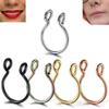 Amazon AliExpress Explosiones Anillo Nasal Magnético Falso Anillo Nasal Septo Nasal Aro Nasal Sin Perforación Joyería para Piercing Traje