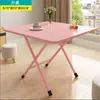 Mesa Plegable, Mesa de Comedor Plegable, Mesa de Estudio para Dormitorio de Residencia Estudiantil, Mesa de Comedor para el Hogar, Mesa para Exteriores, Ampliada y Reforzada para Uso en Puesto