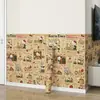 Papel Pintado Grueso Autoadhesivo Impermeable y a Prueba de Humedad, Desprendible y sin Olor, de Grado Materno, para Apartamentos de Alquiler y Decoración de Dormitorios, Pegatinas de Pared