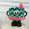 Cesta de Armazenamento Tecida Monstrinho Sala de Estar Cesta de Brinquedos Lanches Decoração Fofa para Casa Presente Desenho Animado Infantil Cesta de Frutas