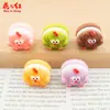 Novos Acessórios Fofos de Franguinhos Coloridos Estilo Sanduíche Cola de Creme para DIY Resina Acessórios de Cabelo Pingente Capa de Celular Chaveiro