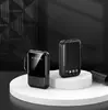Power bank de 10000mAh com quatro cabos embutidos, carregador portátil mini compacto com luz LED, atacado transfronteiriço Amazon