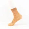 Nuevas Medias de Terciopelo Rectas Engrosadas de Puntos para Primavera, Absorbentes de Sudor, Transpirables, Sexy, Venta al por Mayor en Puestos Callejeros