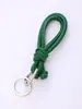 Nuevo Cordón Tejido Simple Hecho a Mano de PU para Teléfono Llavero Desmontable Anti-Pérdida Bolso Venta al por Mayor Artículo Popular de Xiaohongshu