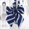 Colección de Pajaritas RayadasPajarita JK Sin Corbata Plana con Plumas Estilo Japonés Camisa de Uniforme Escolar Estilo Estudiante