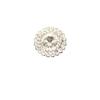 Botones de metal de alta calidad estilo Chanel con diamantes de satélite, botones de perlas y diamantes de pie alto cosidos a mano, botones decorativos para ropa, diy