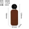 Frasco de Perfume Aveludado com Tampa de Liga de Zinco, Frasco Spray Pequeno, Frasco Recarregável Pronto para Envio, Atacado Frasco de Vidro Transparente 50ml com Tampa Aveludada