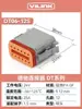 Conector Automotivo à Prova d'Água Deutsch/Dt06-2S Dt04-2P Chicote Fio Plugue Macho e Fêmea
