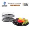 Seleção de Produtos Transfronteiriços Amazon Caixa Plástica 12 Polegadas 16 Frutas Caixa de Salada Caixa para Transporte Queijo Caixa de Pão Preto Bolo