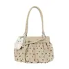 Bolso de mujer estilo ballet, nuevo y moderno para el verano 2026, nicho súper popular, bolso de hombro de lunares, bolso de gran capacidad para mujer