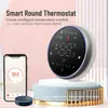 Termostato de Caldeira Wi-Fi Montado na Parede Controle Remoto 5A Aquecimento Elétrico Piso Radiante Painel de Controle de Temperatura Termostato Aquecimento Elétrico de Piso