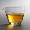 Taza de té de estilo japonés hecha a mano con patrón de martillo, taza de té de begonia transparente, juego de té de kung fu para el hogar, tetera compartida, tazón de té para verter, taza masculina