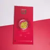 Ano do Cavalo Adesivo Dourado da Sorte para Celular Série Envelope Vermelho Adesivo Puro Ouro 999 para Celular Empresa Cultural e Criativa Lembrancinha de Festa de Ano Novo