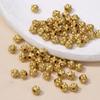 Cuentas espaciadoras de ojo de libélula de oro roto con arenas antiguas, preservación del color, cuentas de agujero grande, pulsera de cuerda, accesorios de joyería DIY