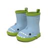 Botas de lluvia para adulto de tiburón, calzado de verano para mujer, suela gruesa antideslizante, botas de lluvia para niños, zapatos de goma impermeables lindos para padres e hijos