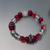 Pulsera auspiciosa de dragón estilo chino Nuevo estilo chino Colgante de la fortuna Pulsera de pareja del zodíaco Regalo para el año del zodíaco