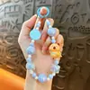 Adorable Cadena de Teléfono Móvil con Cuentas de Capibara Llavero Colgante Exquisito para Bolso Accesorios para Funda de Teléfono Móvil Pequeño Regalo al por Mayor