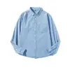 Nueva Camisa de Mezclilla Azul Estilo Coreano 2026 Unisex, Chaqueta Camisa de Otoño, Tendencia Ins para Primavera y Otoño