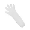 Guantes Desechables Engrosados de Manga Larga Dos en Uno con Puño Guantes Transparentes para el Hogar Guantes de Plástico para Limpieza de Manga Larga