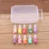 Venta Caliente 10 piezas/caja 30-60 estilos Accesorios para Joyería DIY Bola de Vidrio Redonda Taza de Té de Leche Botella de Vidrio