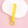 Llavero cordón de cuerda trenzada de nailon para hombres y mujeres hebilla de montañismo cuerda de mano para parejas colgante de bolsa teléfono llave lazo