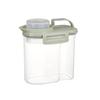 Tarro de almacenamiento hermético a prueba de humedad para cocina doméstica, cubo de plástico para arroz con taza medidora, tarro de almacenamiento, granos, caja de almacenamiento a prueba de insectos