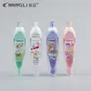 Cinta correctora retráctil nueva y elegante con recambios reemplazables, cinta correctora portátil de gran capacidad para estudiantes