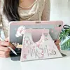 Ins Sonho Doce Gatinho capa protetora para tablet iPad 10/11 geração mini7/6 suporte rotativo fofo air13