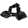 Acessórios de Cabelo Simples de Alto Padrão Laço de Cetim Elegante Anel de Cabelo Elegante Laço de Cabeça Feminino Corda de Cabelo 2025 Novo Tendões de Borracha