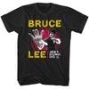 Bruce Lee Jeet Kune Do Kung Fu Camiseta Masculina Bruce Lee Kung Fu retro solta